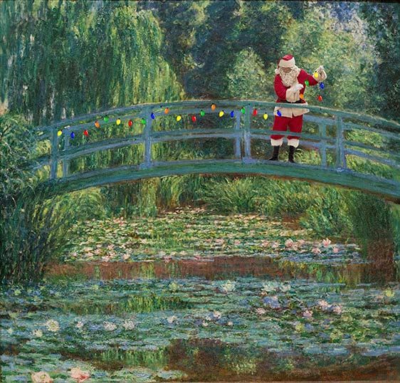 Monet - the japanese footbridge