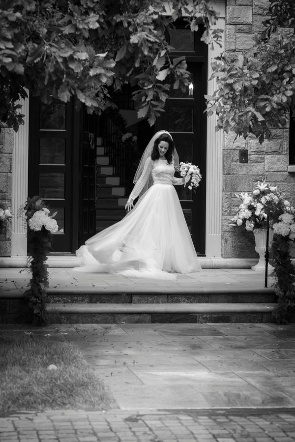 Elegant Bride In The Doorway