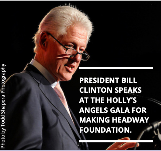 President Bill Clinton  At The Making Headway Gala