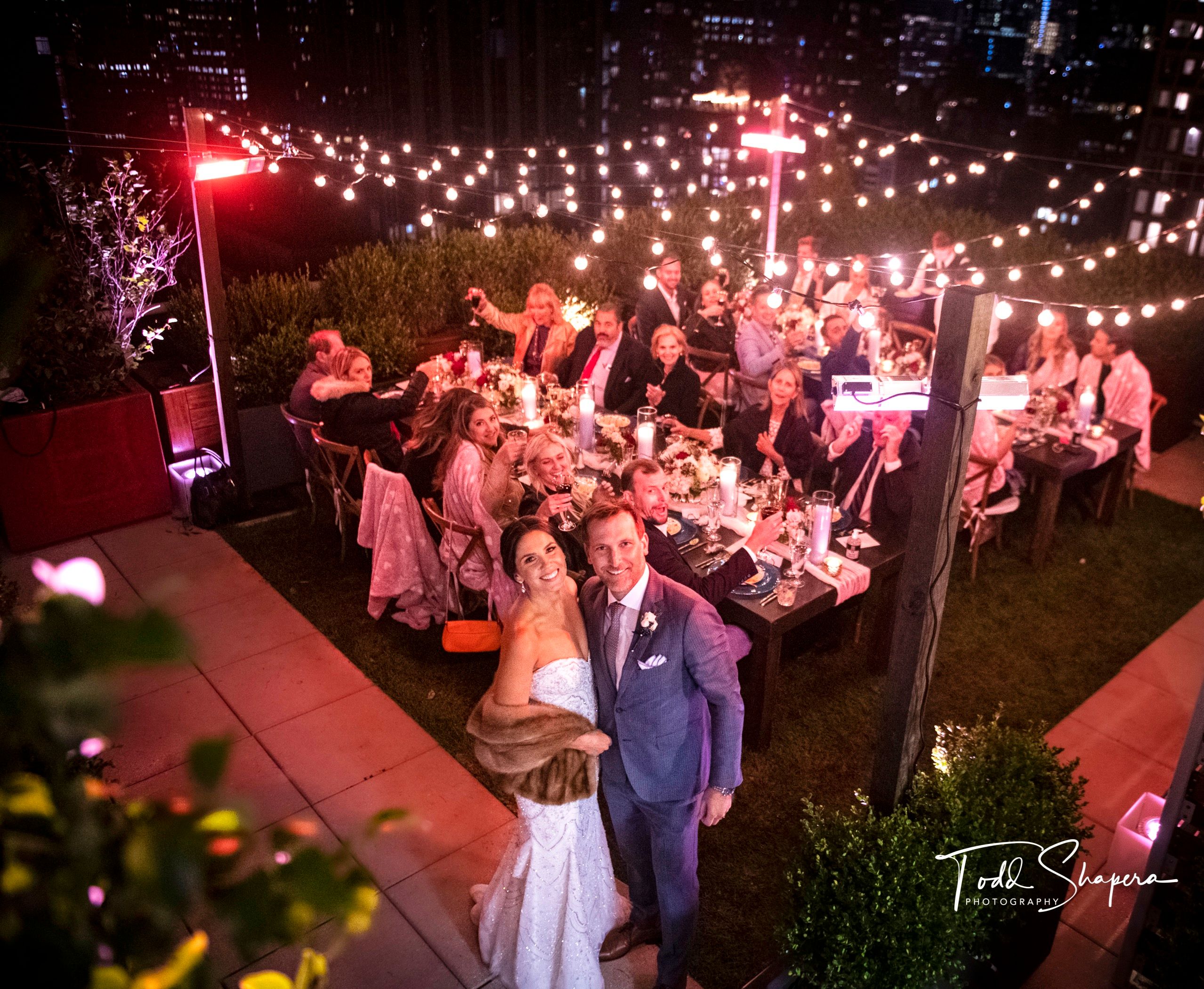 A New York Rooftop Reception