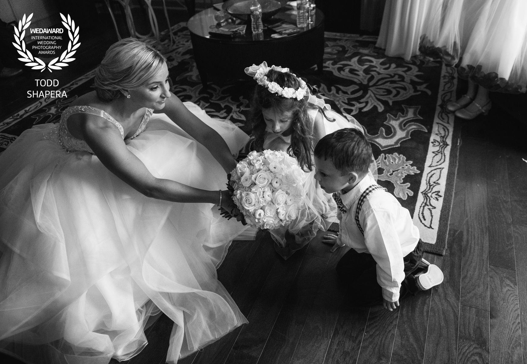 A Bride and Her Bouquet of Beauty 