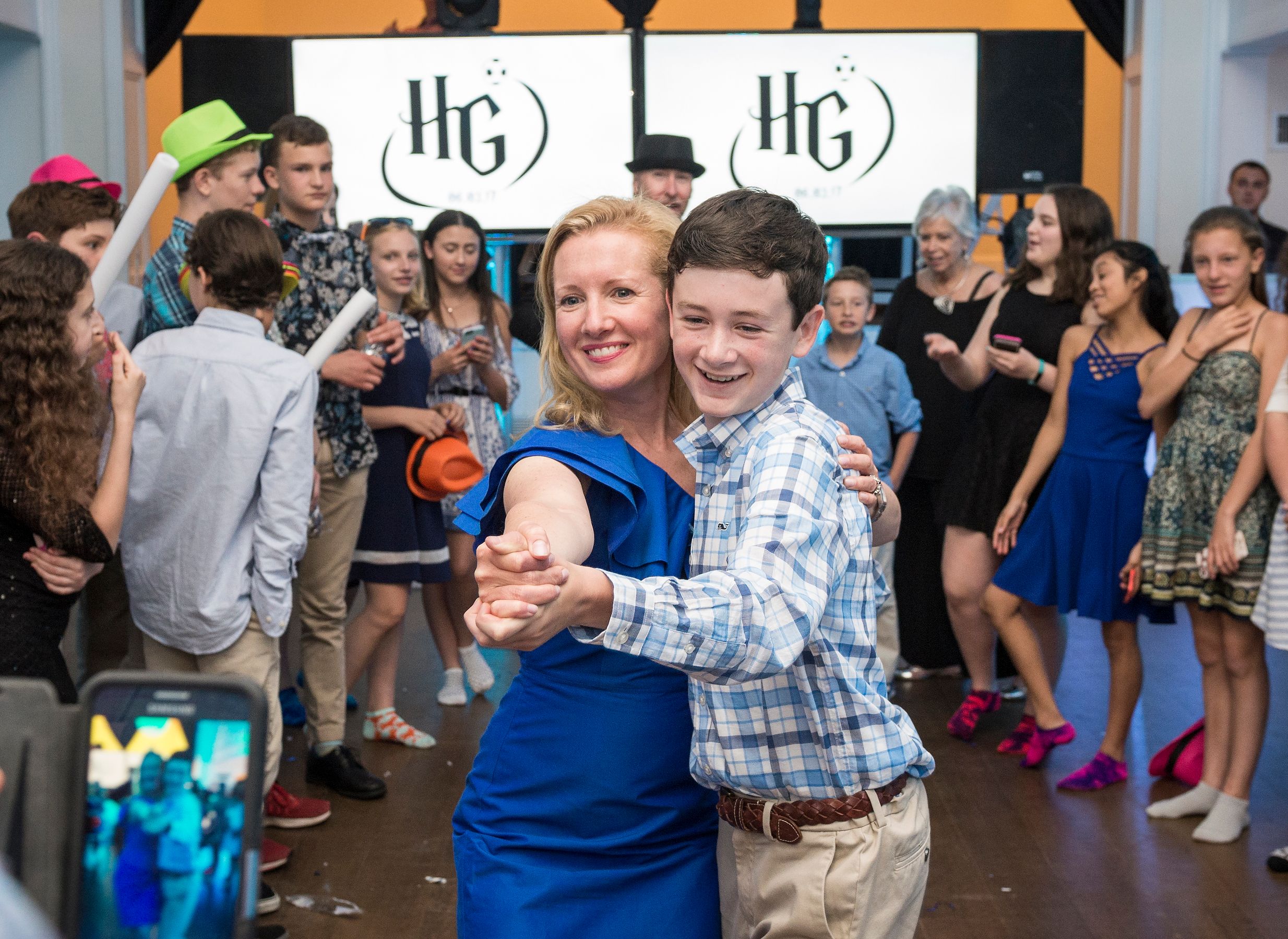 Bedford Bar Mitzvah Party - Dance With Mom