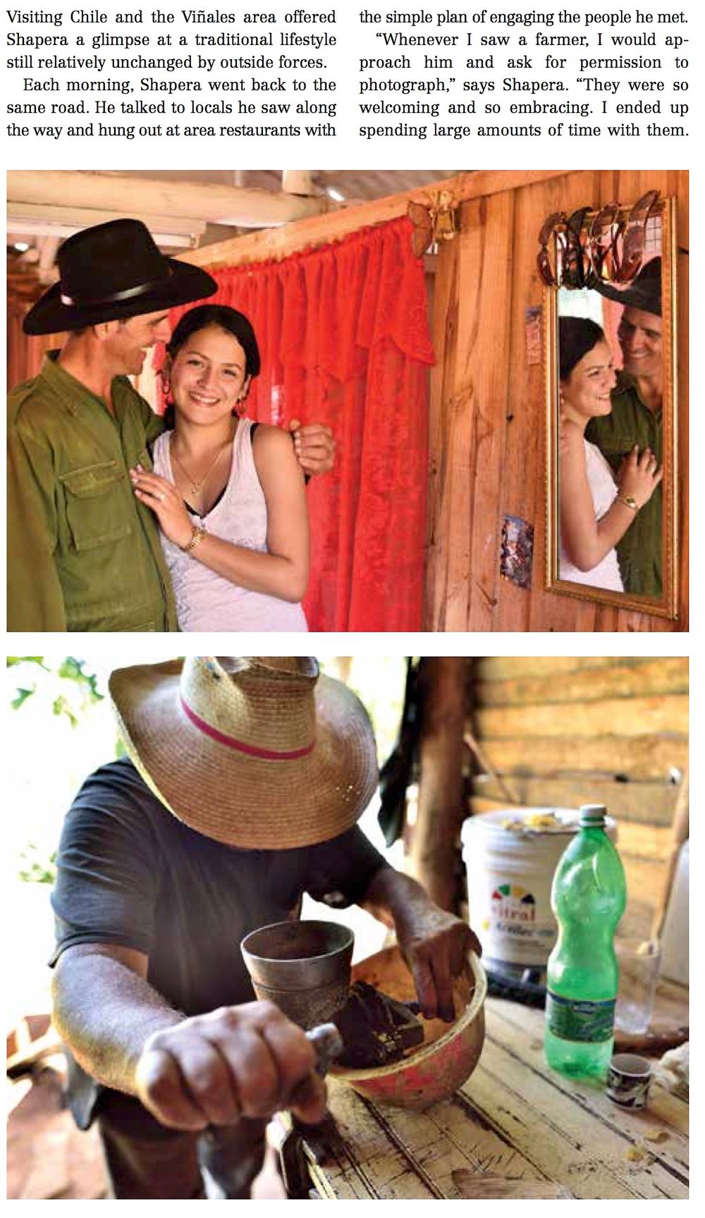Professional Photographer Magazine Portraits of Cuban Famers