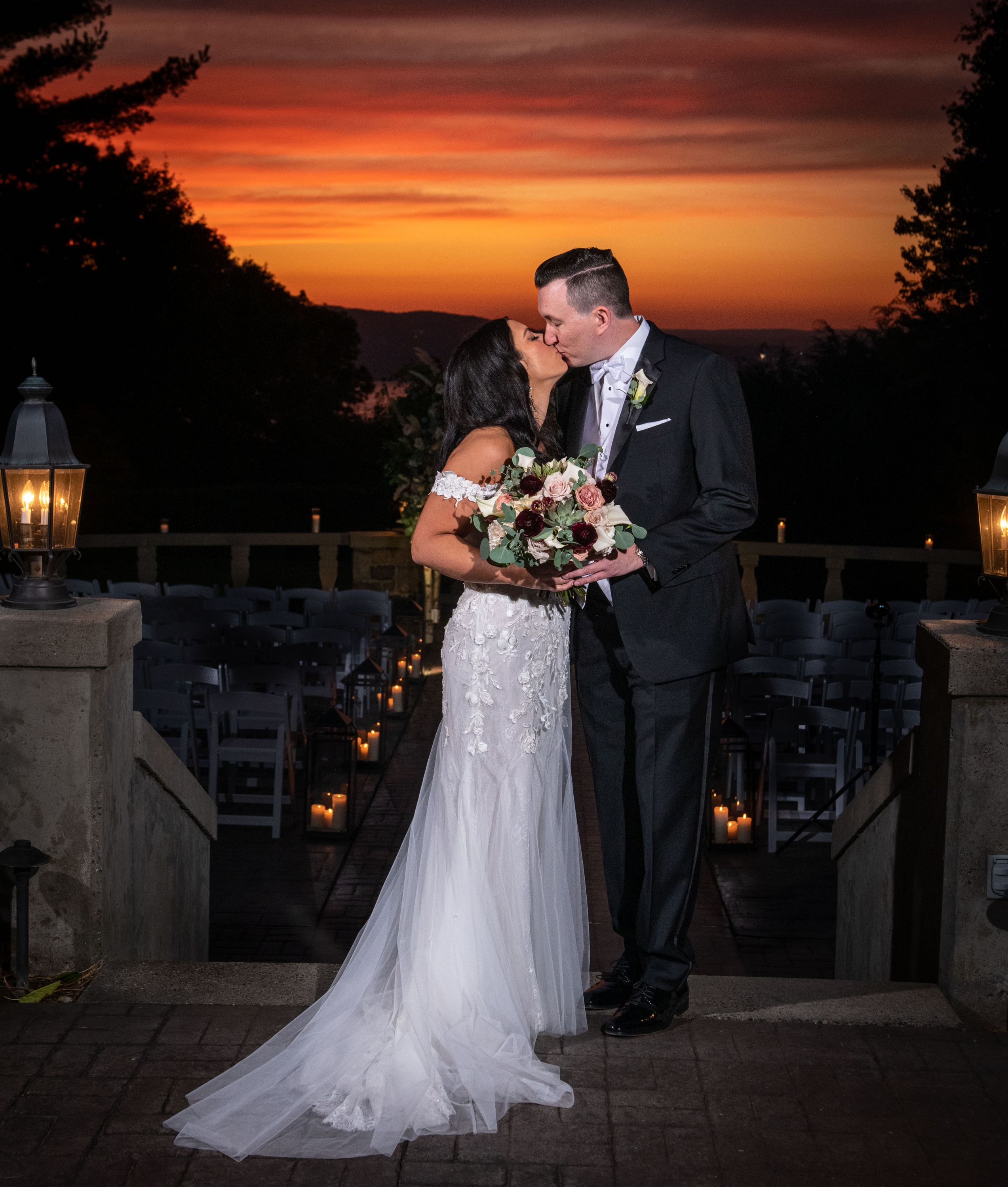 A Sunset  Ceremony At Tappan Hill