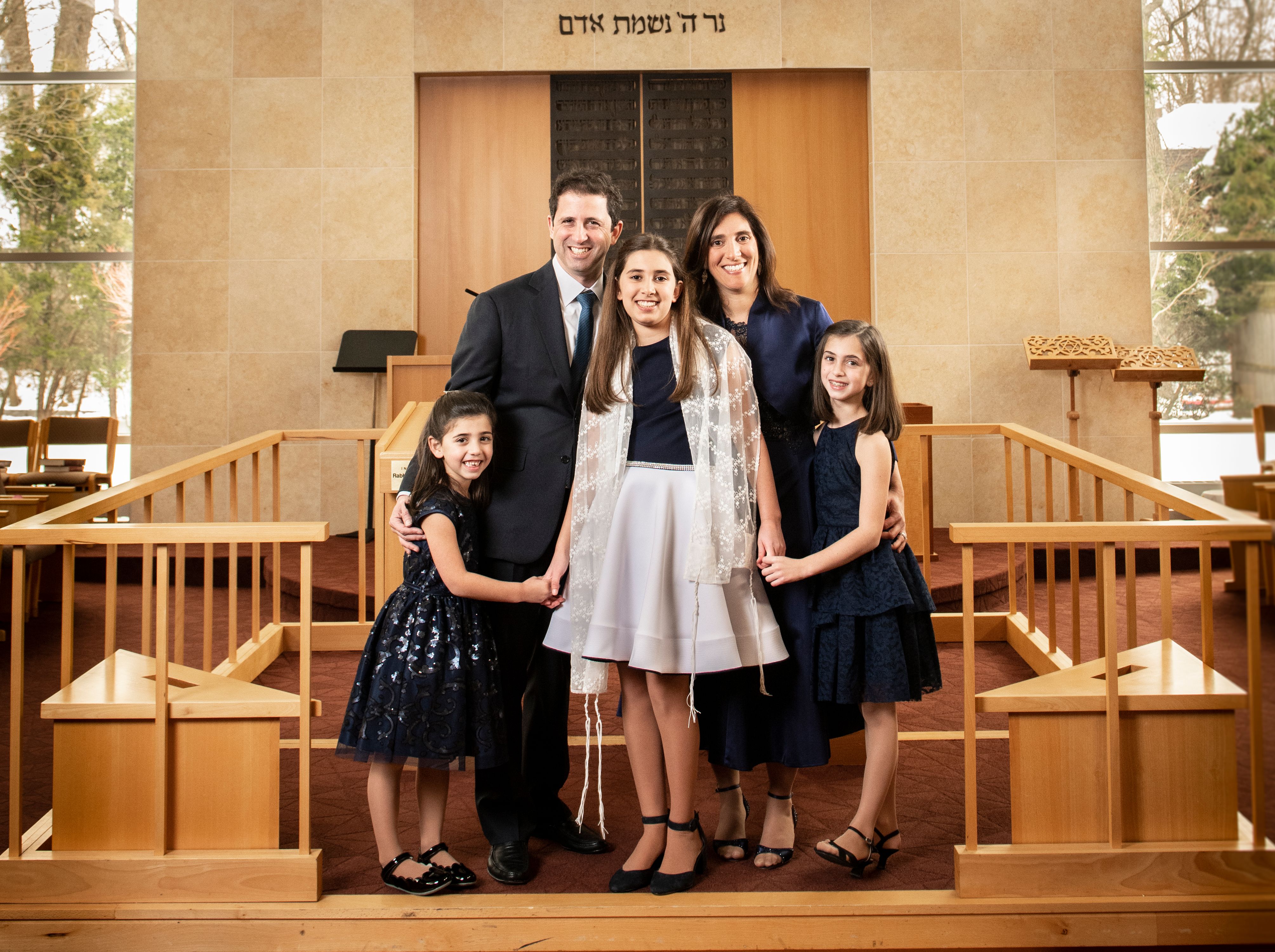 Family Bat Mitzvah Photography in Westchester, New York