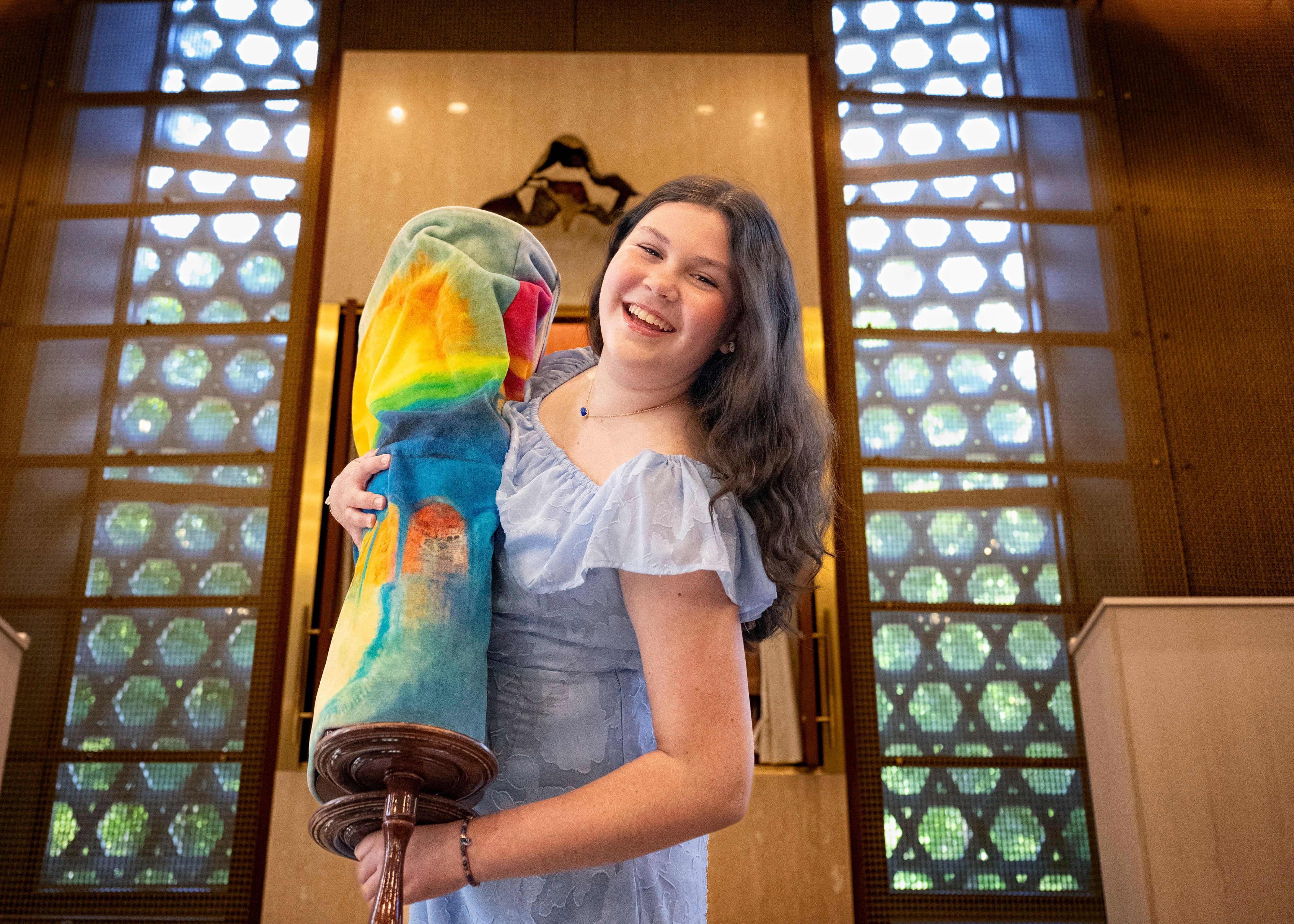 Emma With Torah At The JCC Harrison