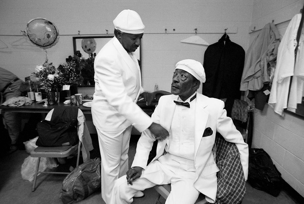 Backstage with The Tams