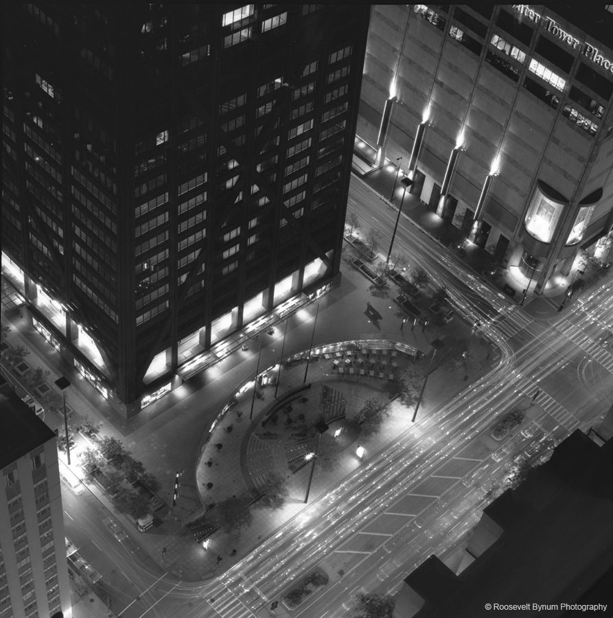 This was taken from the window of my room in the Four Seasons Chicago with my Hasselblad 500c John Hancock Tower