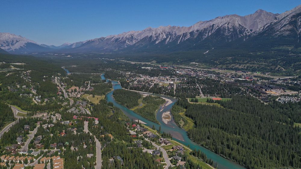 Canmore Along the Bow River