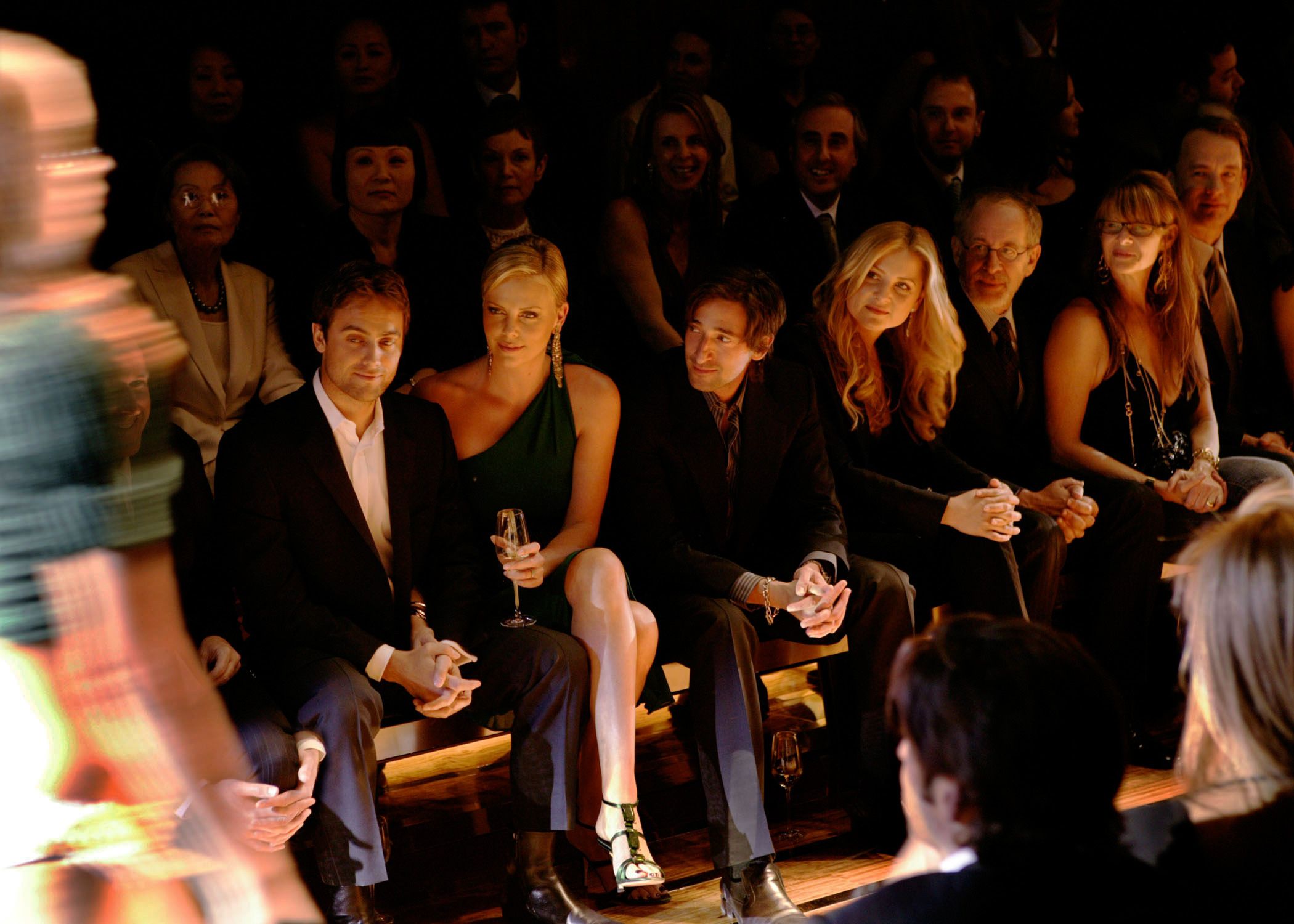 A-List front row at Gucci Fashion Show