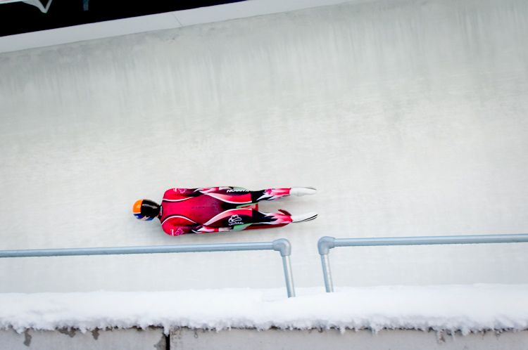 Luge run at Whistler Sliding Center in preparation for the 2010 Olympics 1luge_whistler_sliding_center