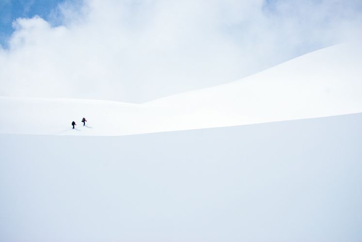 Joan Schuppli and Ken Young traverse the Pantheon Range in Coastal British Columbia 1pantheonrange_snowscape
