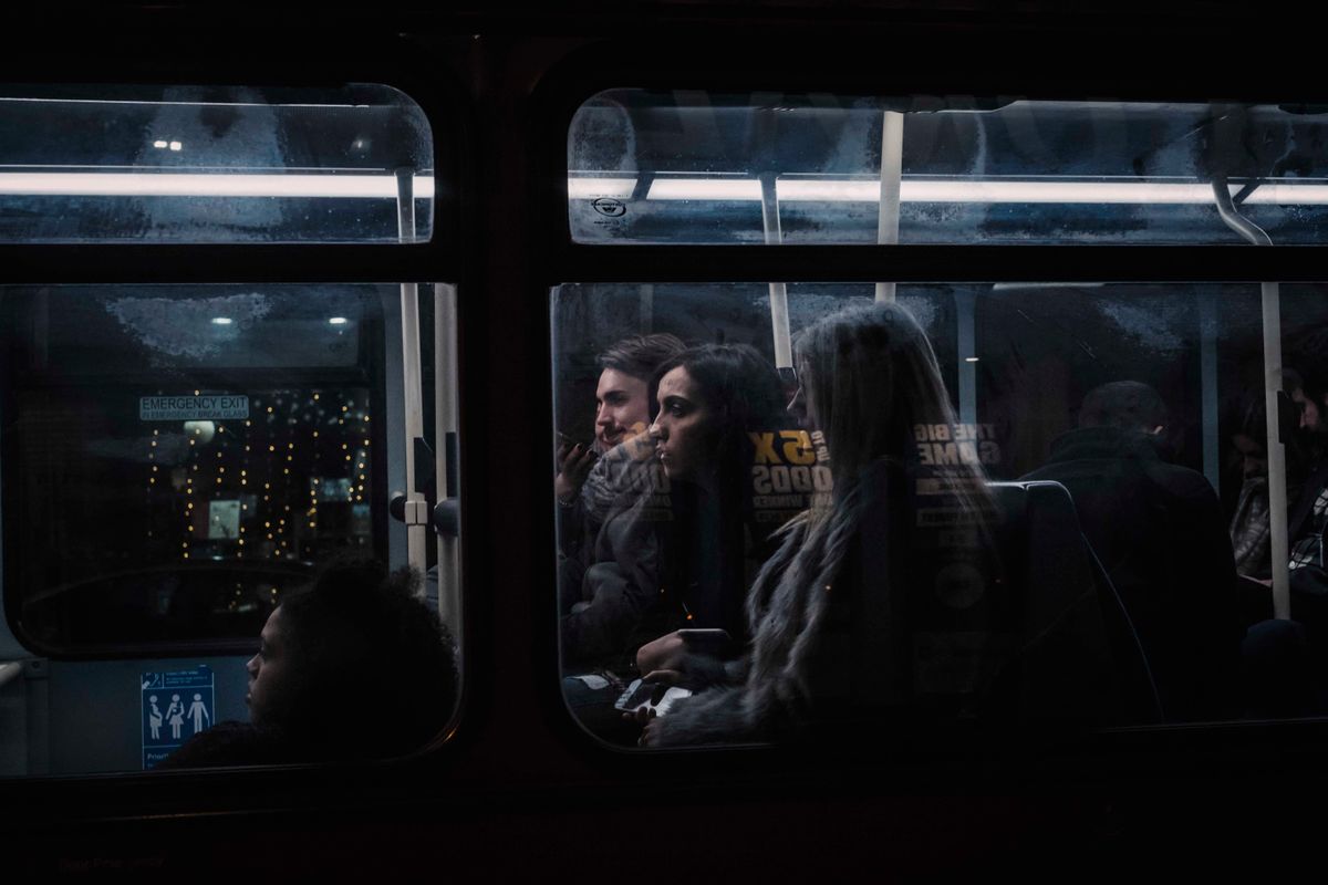 © SARAH LEE - BUS LIFE CAMDEN TOWN, JANUARY 2018. bus3jan6th.jpg