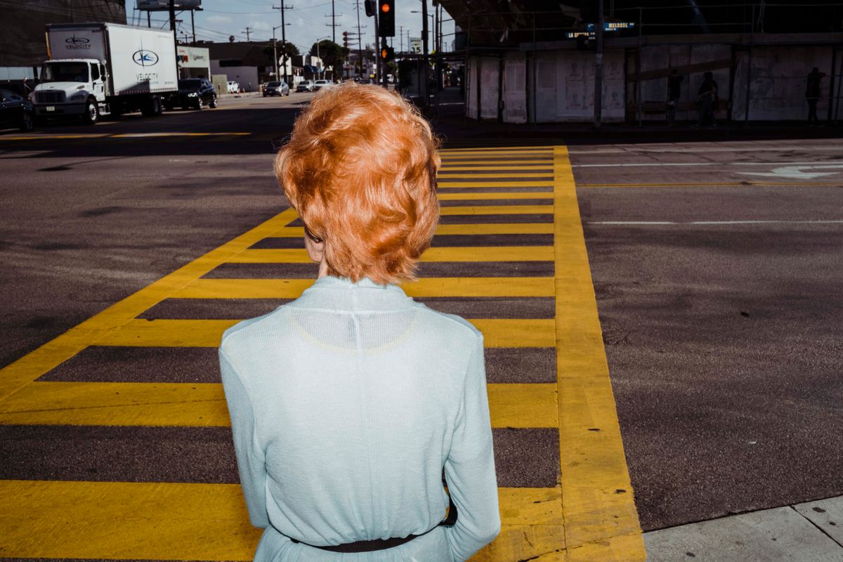 © SARAH LEE -  LOS ANGELES. SEPTEMBER 2017. lacienega red head1.jpg