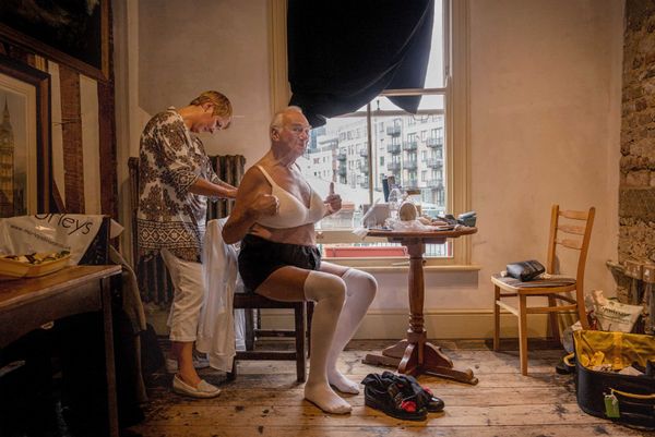 © SARAH LEE - ROY HUDD & DEBBIE FLITCROFT, WILTON'S MUSIC HALL LONDON. SEPTEMBER 2016. 1hudd01.jpg