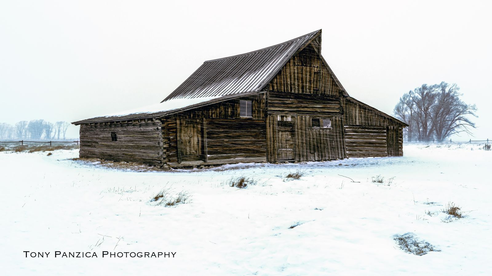 The Moulton Barn in the Storm, Grand Teton NP