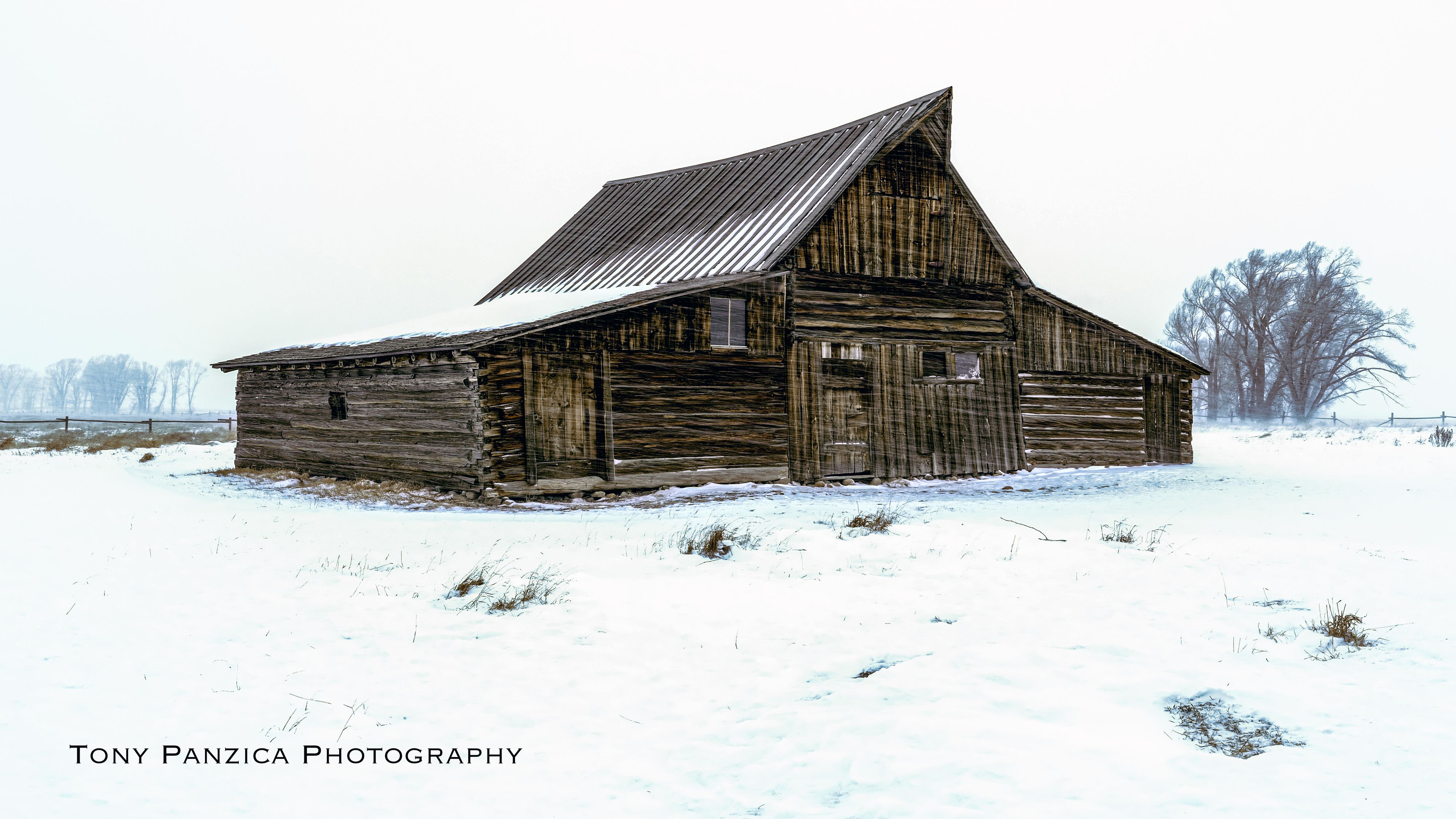 The Moulton Barn in the Storm, Grand Teton NP