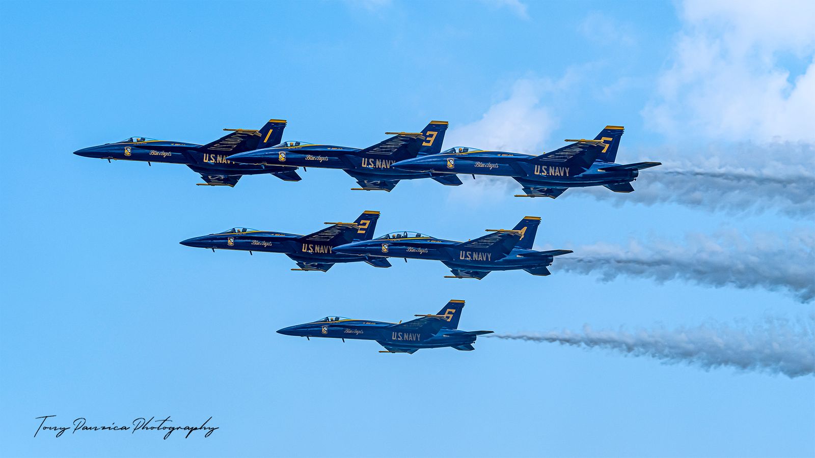 Blue Angels on fly-by