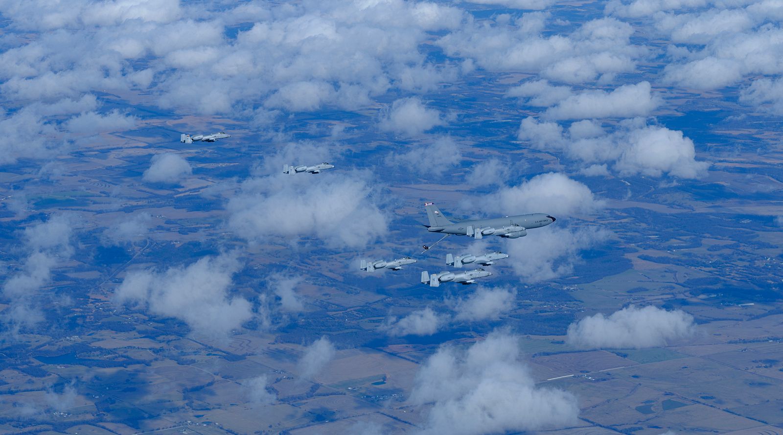 A10’s grouping up on a Tanker