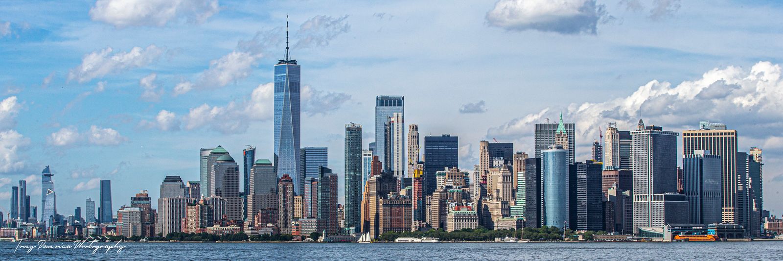 The city that never sleeps from the Staten Island Ferry! The Manhattan Skyline