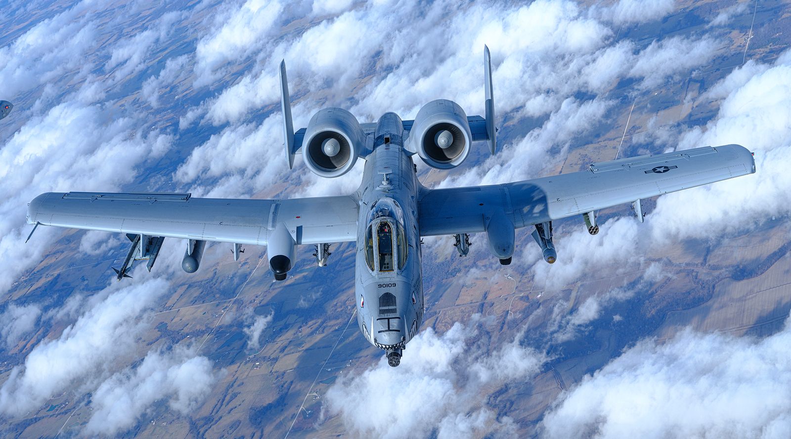 A10 WartHawg taken from a a Tanker