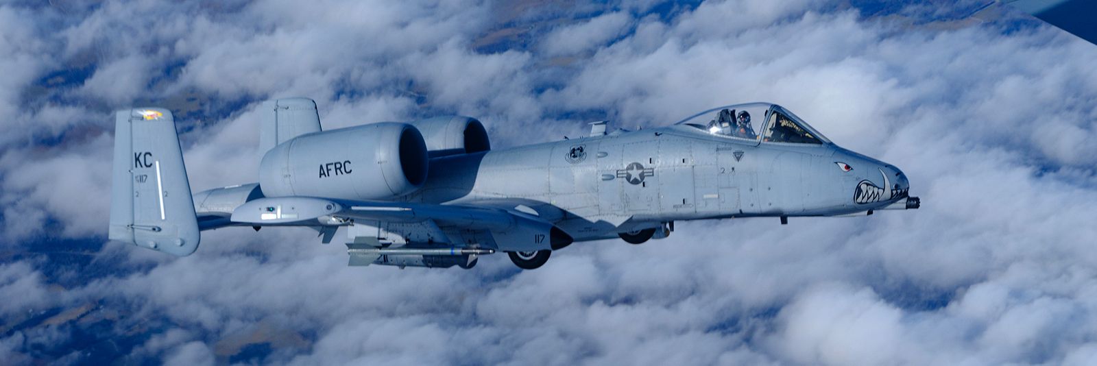 A10 in flight