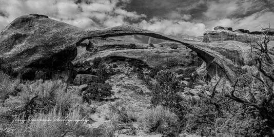 Taken at Arches National Park in Utah, the 5th longest natural arch in the world. Landscape Arch