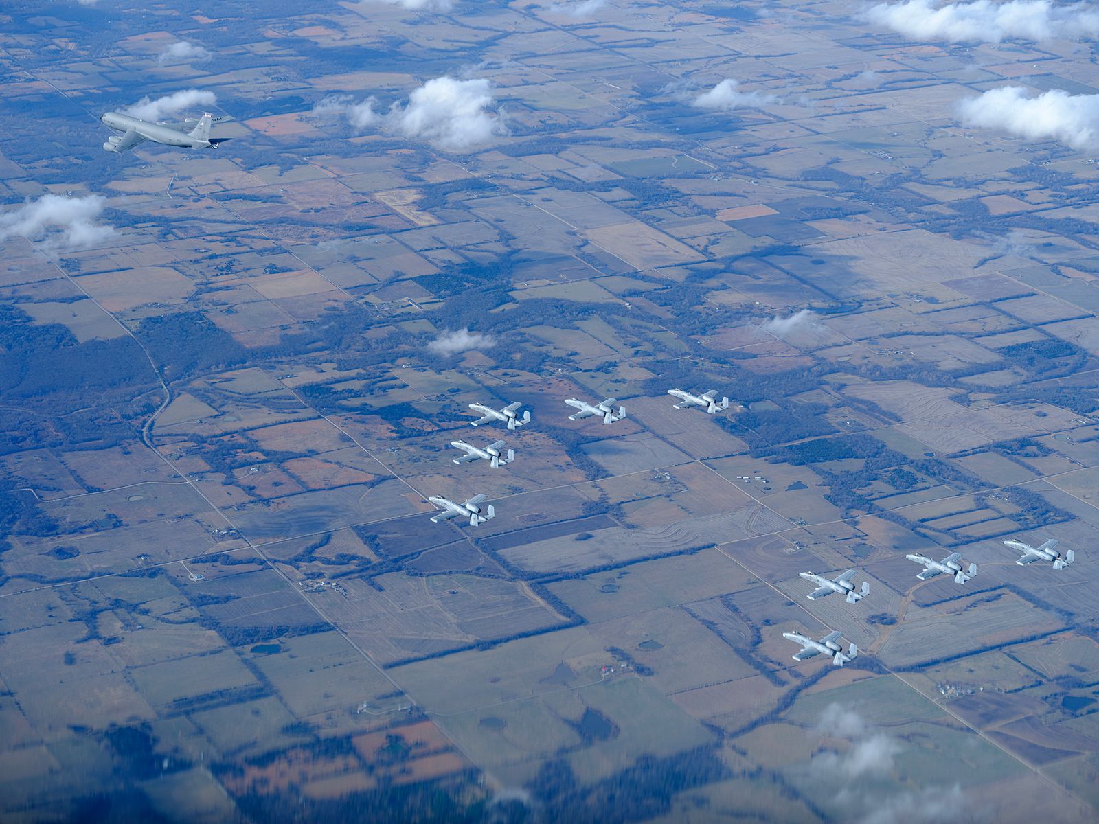 2 4 ship formations and a tanker