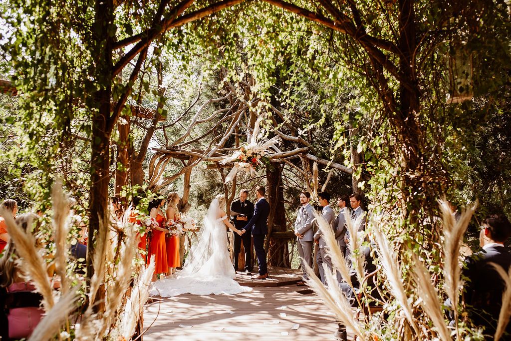 Couple Getting Married at the gazebo