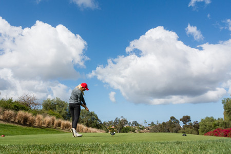 March Mayhem golf tournament hosted by SDSU at The Farms Golf Course in Rancho Santa Fe San Diego State Women's Golf Tournament