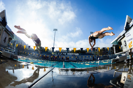 UC San Diego canyon view aquatic center Swimming Competion
