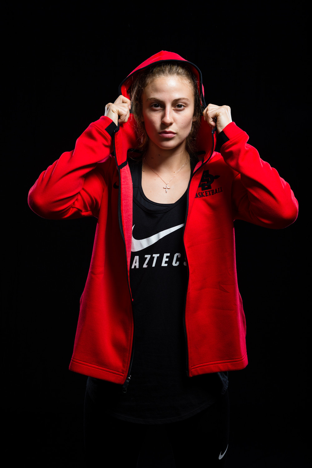 San Diego State women's basketball promotional and media guide photography San Diego State Womens Basketball Portriat