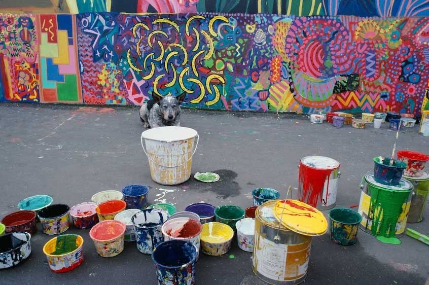 1Australia_Melbourne_Dog_paint