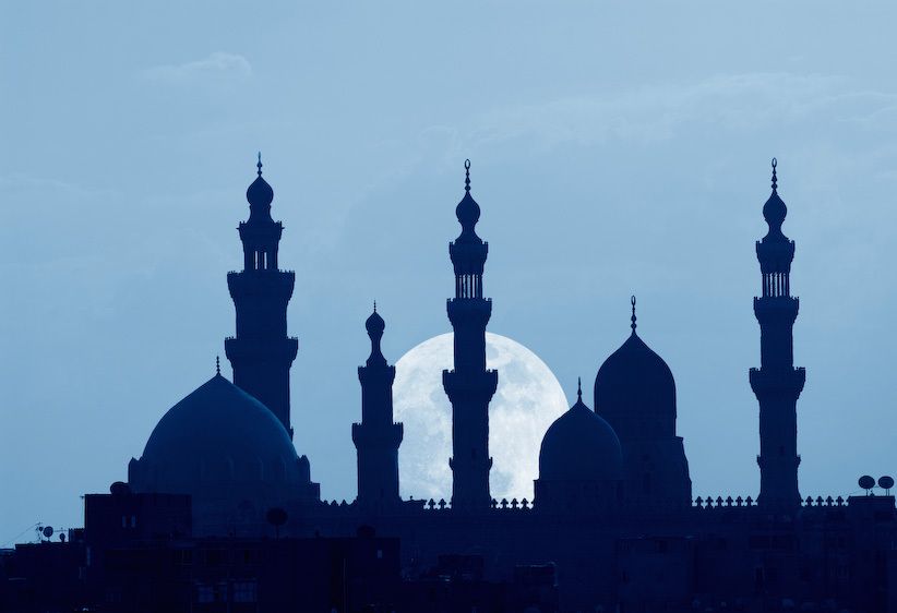 1Egypt_Cairo_Mosque_moonrise