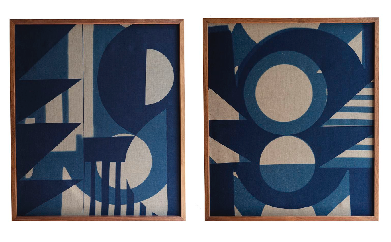 Sculpture Cyanotypes, 2021