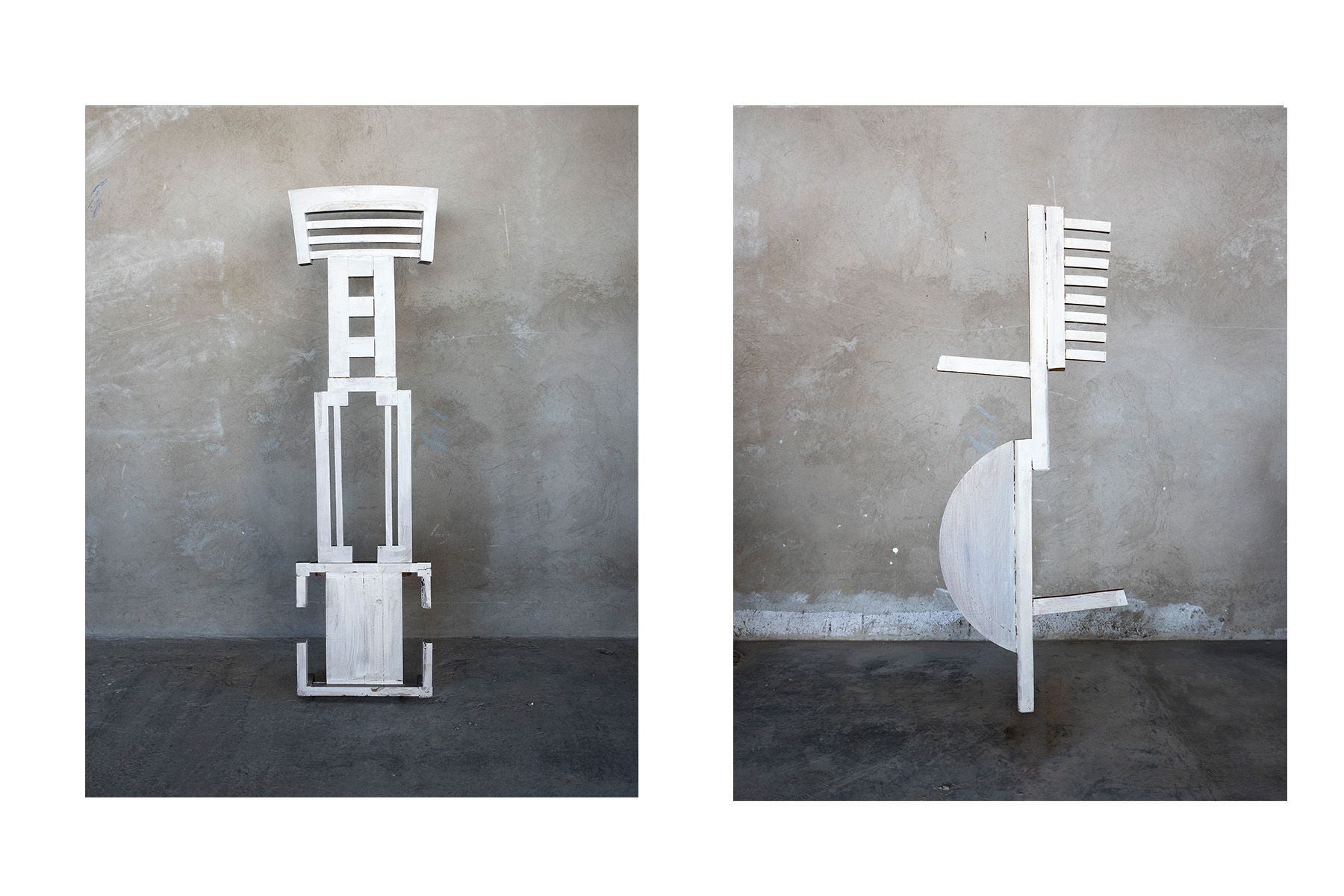 Furniture Totem (#7 left, #9, right), 2019