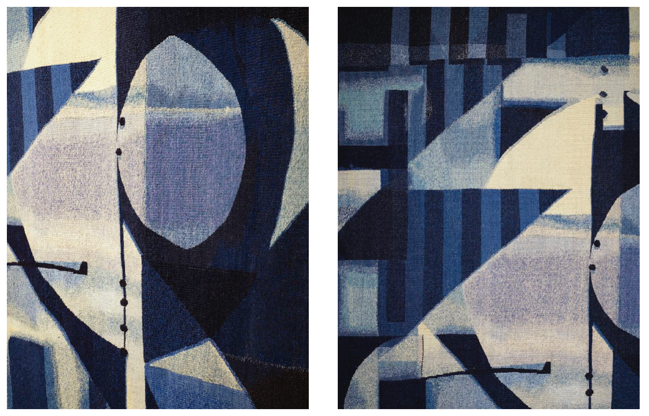 Details from Cyanotype Tapestry #1, 2021