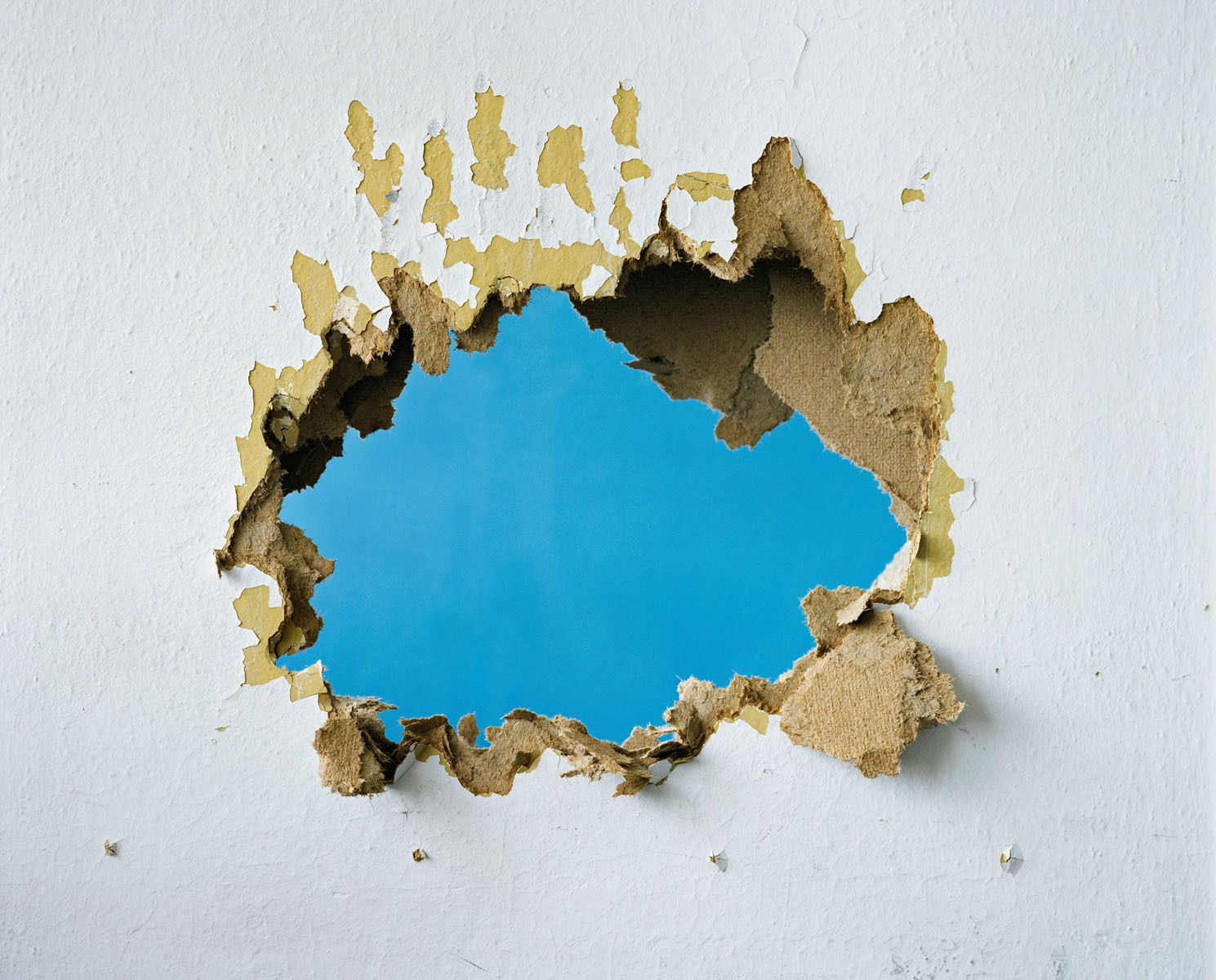 White, Ochre, Blue, 2009