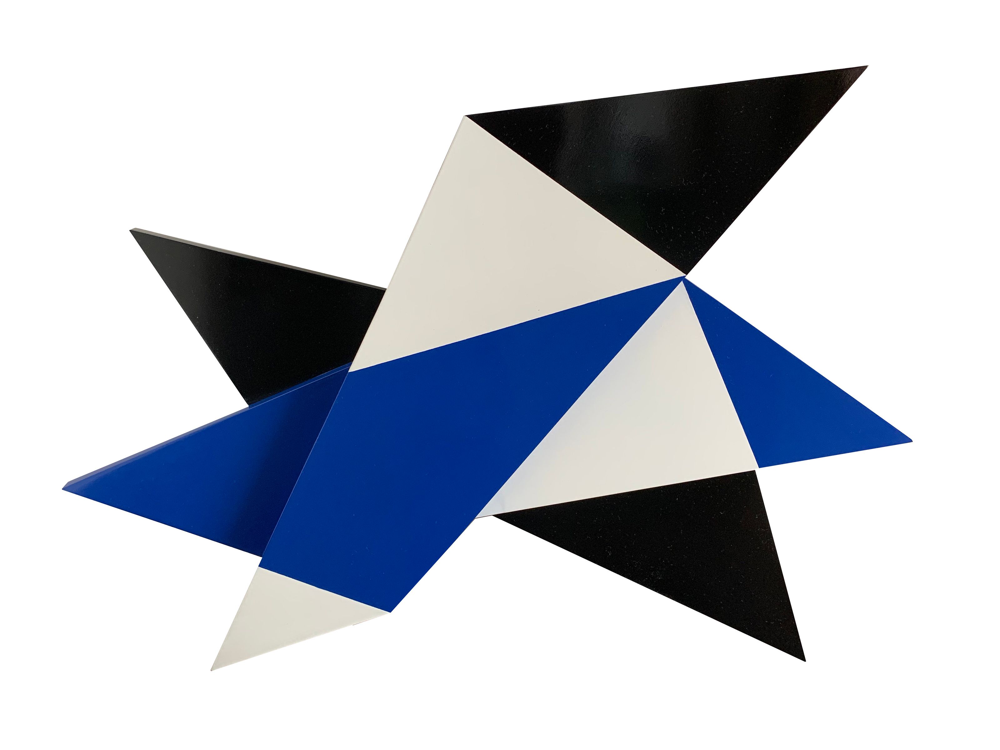 Floating Origami in Blue, 2019