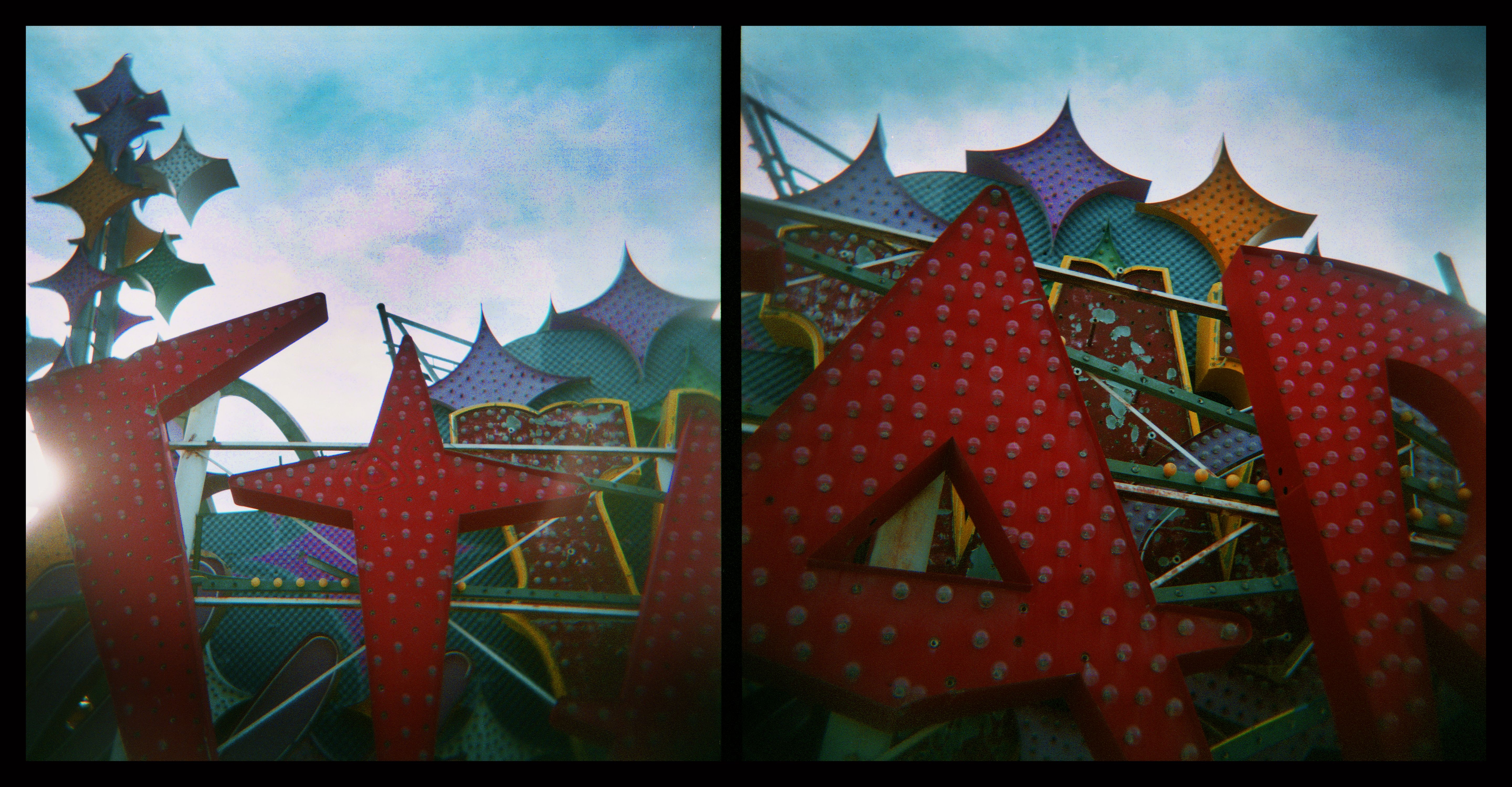 Travels in Plastic: The Neon Museum, Las Vegas, NV STARDUST DIPTYCH_LAS VEGAS