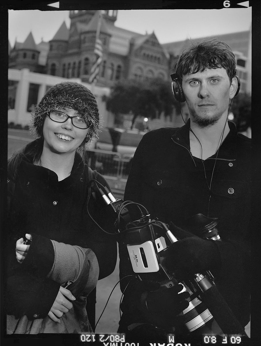 GAB GLENN AND KENNETH ZEDIKER, INDEPENDENT JOURNALISTS WITH 'COMMUNITY ZERO', ONLINE NEWS AND ANALYSIS, HOPING TO GET USABLE B-ROLL FOR ALEX JONES' 'INFOWARS'