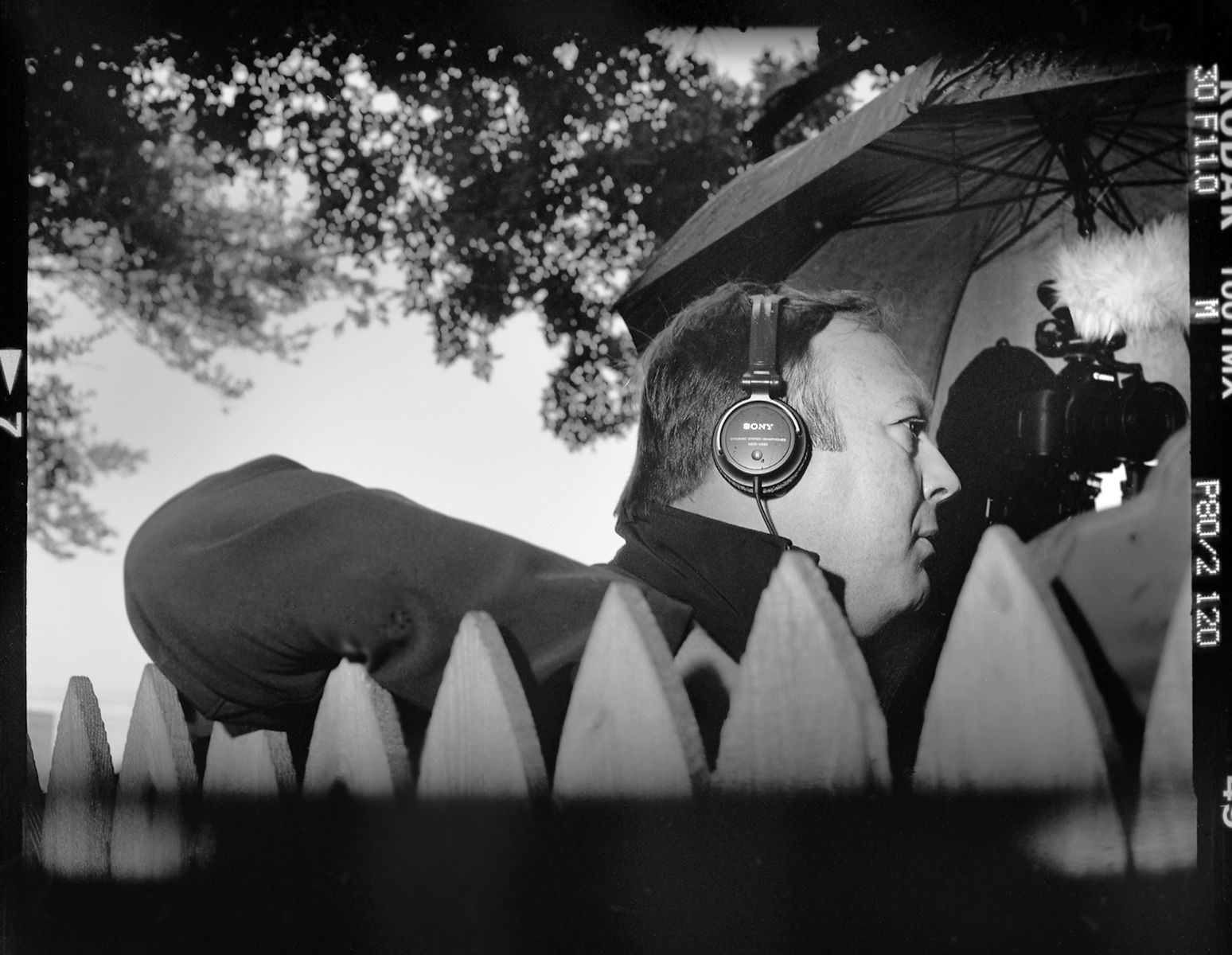 ALEX JONES, HOST OF 'INFO WARS', A FAR-RIGHT WING INTERNET SHOW WHICH FOCUSES ON CONSPIRACIES HE CLAIMS ARE PERPETRATED BY THE U.S. GOVERNMENT; HERE BROADCASTING FROM THE GRASSY KNOLL