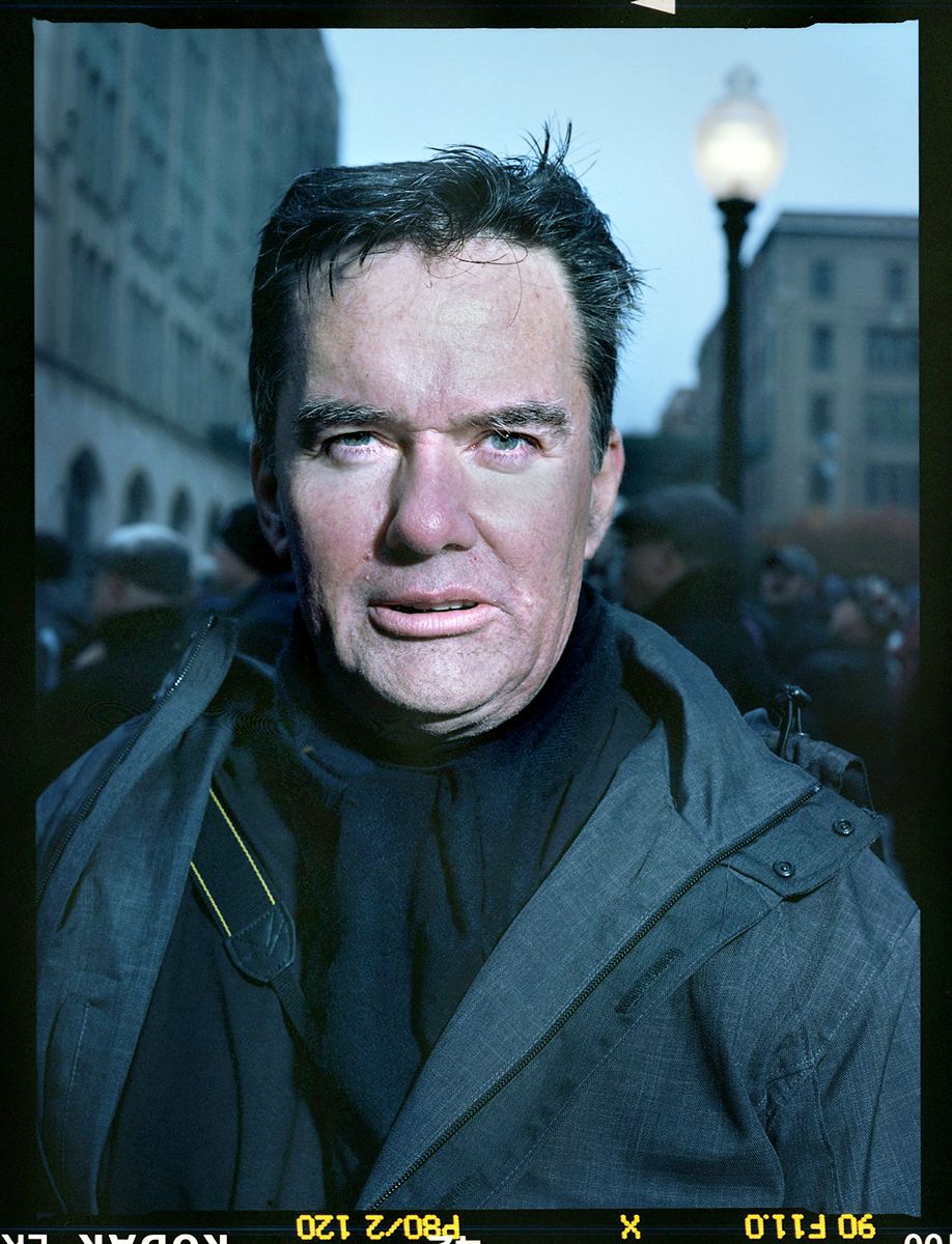 PAUL CRUTE, OWNER OF "JFK PRESIDENTIAL LIMO TOUR", A CAR TOUR RECREATING THE MOTORCADE ROUTE AND ASSASSINATION, WITH INTERIOR SURROUND-SOUND INCLUDING GUNSHOTS COMING FROM TWO SEPARATE DIRECTIONS