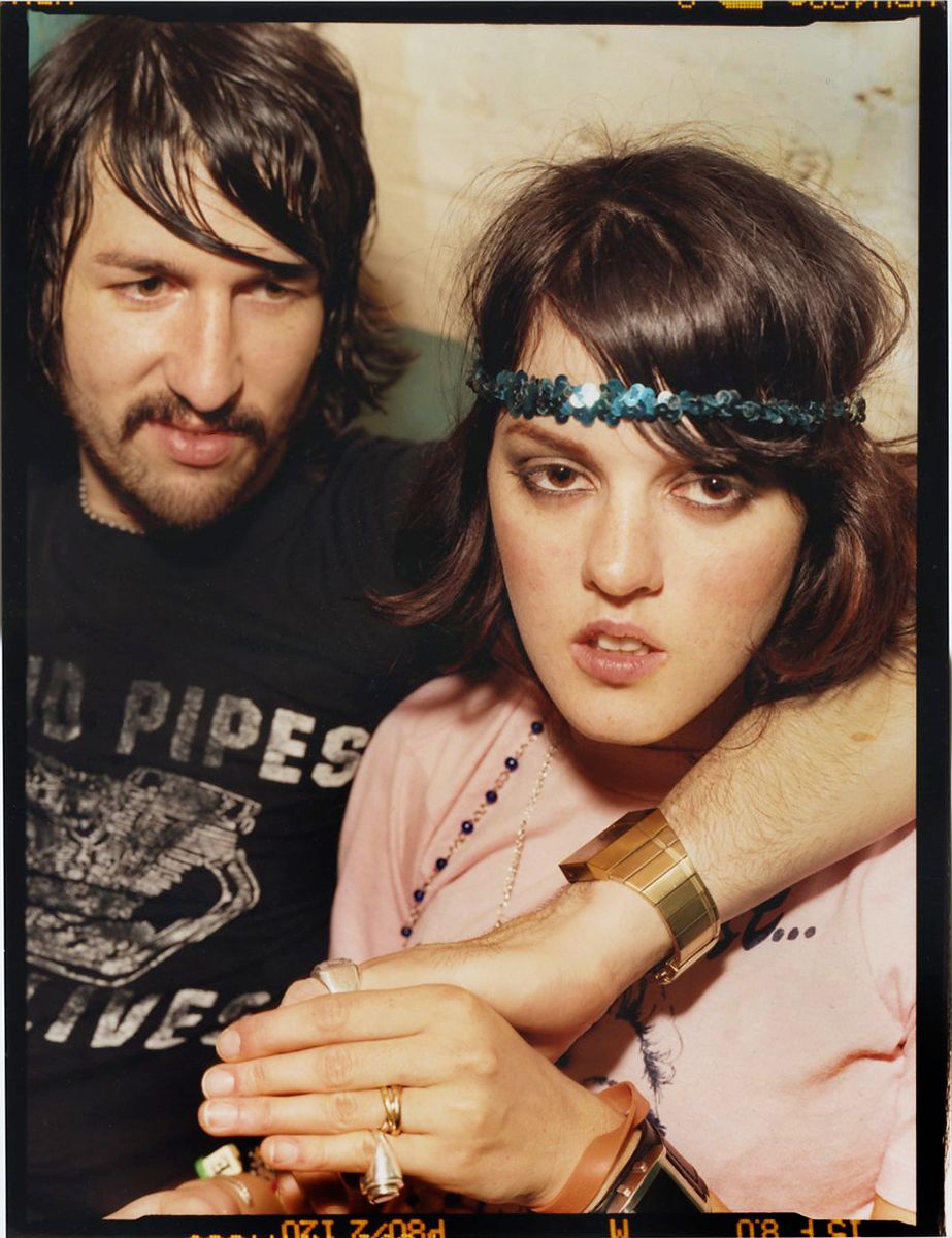 JESSE AND MISTY, POST-SHOW, DEATH FROM ABOVE 1979 AT MERCURY LOUNGE