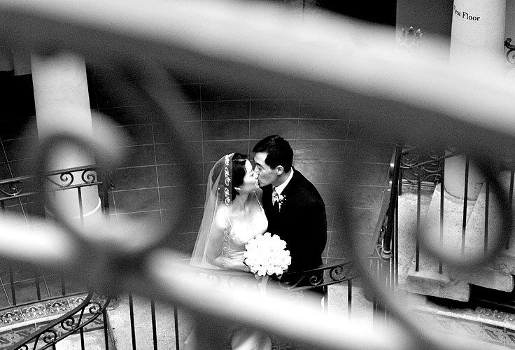 Mission Inn Riverside wedding photo