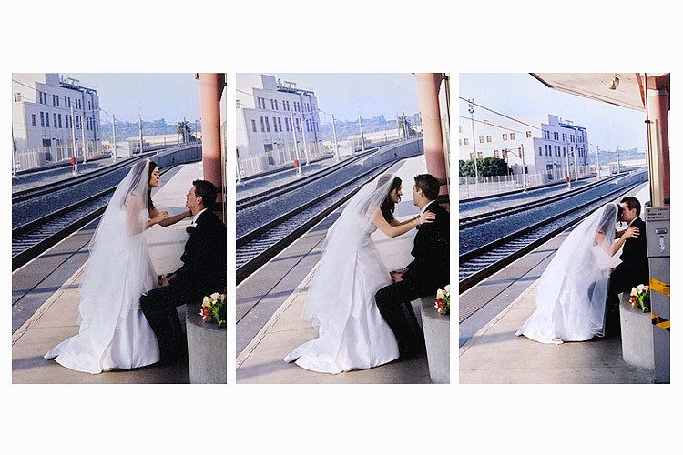 Los Angeles Union Station by wedding photo
