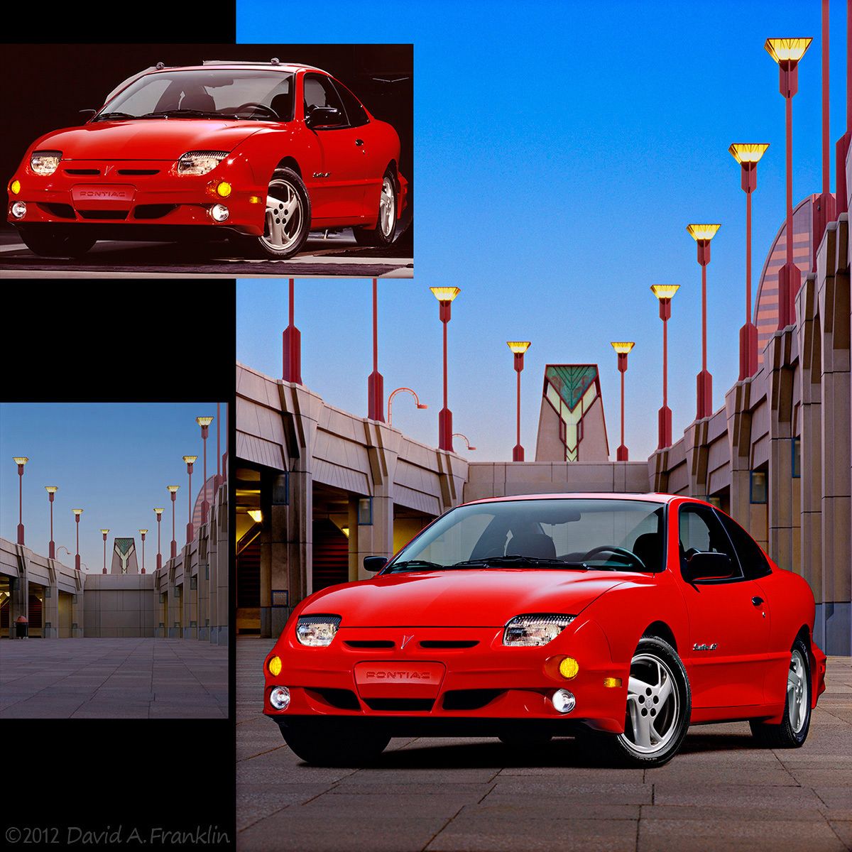Retouching_PontiacSunfire_F78_AztecDesignThemedParkingGarage