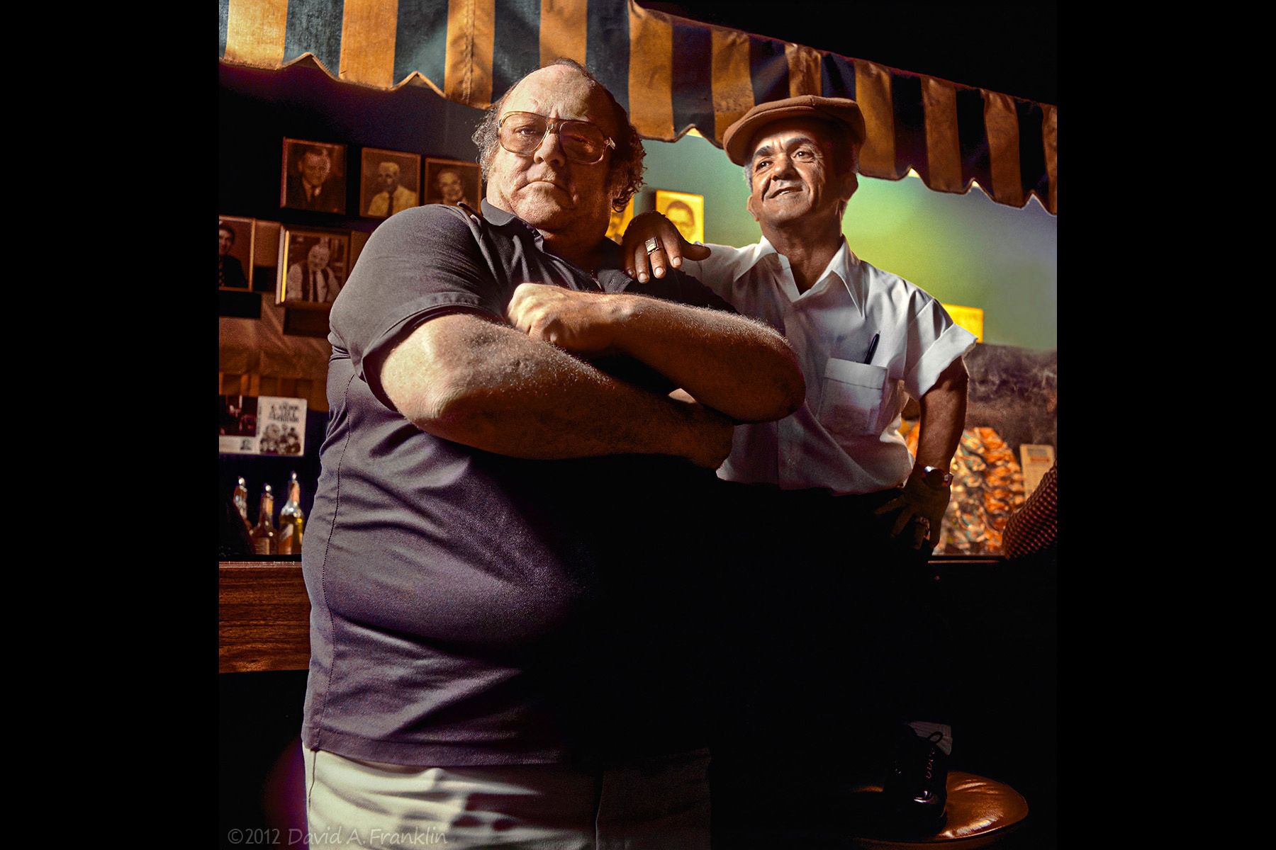 Bouncer_RobertVernonJones&Friend_AnchorBar_OldFashionedSeriousDrinkingHangOut_DowntownDetroit_Editorial