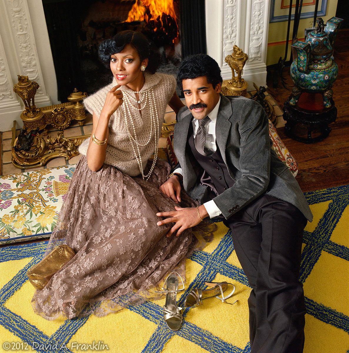 Fashion_AfricanAmericanCouple_Models_LivingRoom_Fireplace_Editorial