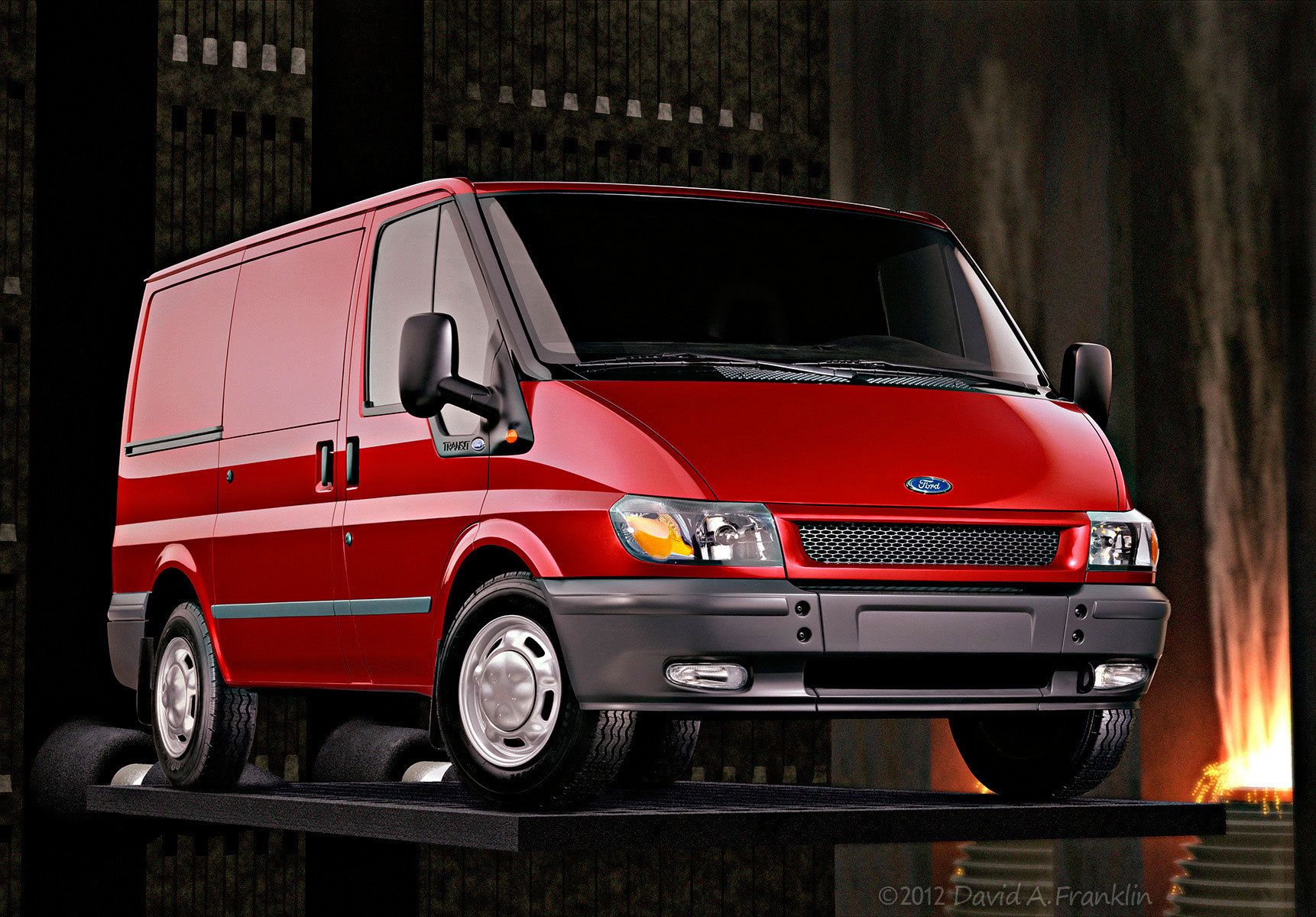 FordTransitVan_Red_F78_3DBackground_Studio